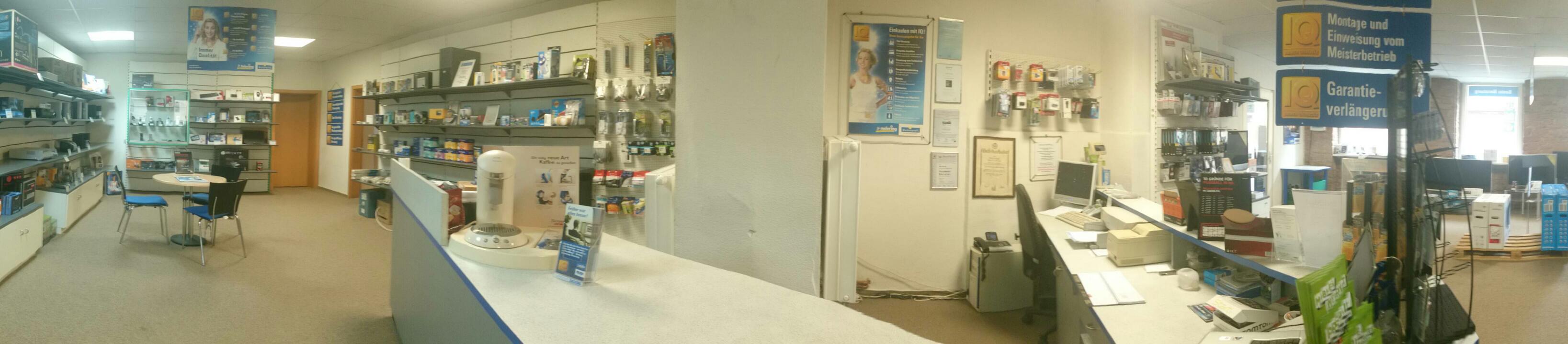 Panoramaansicht Verkaufsraum